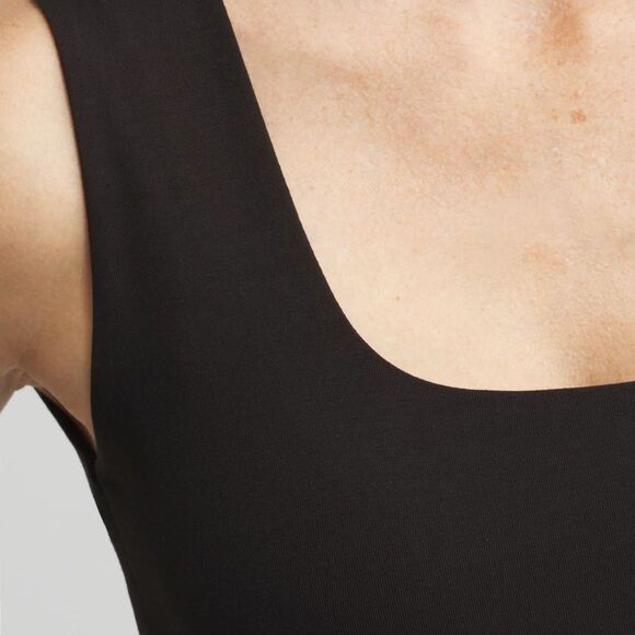 Chicos Contour Cotton™ Square Neck Tank xxl black NWT in packaging - Picture 4 of 8